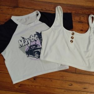 Shein Tank Top and Crop Top